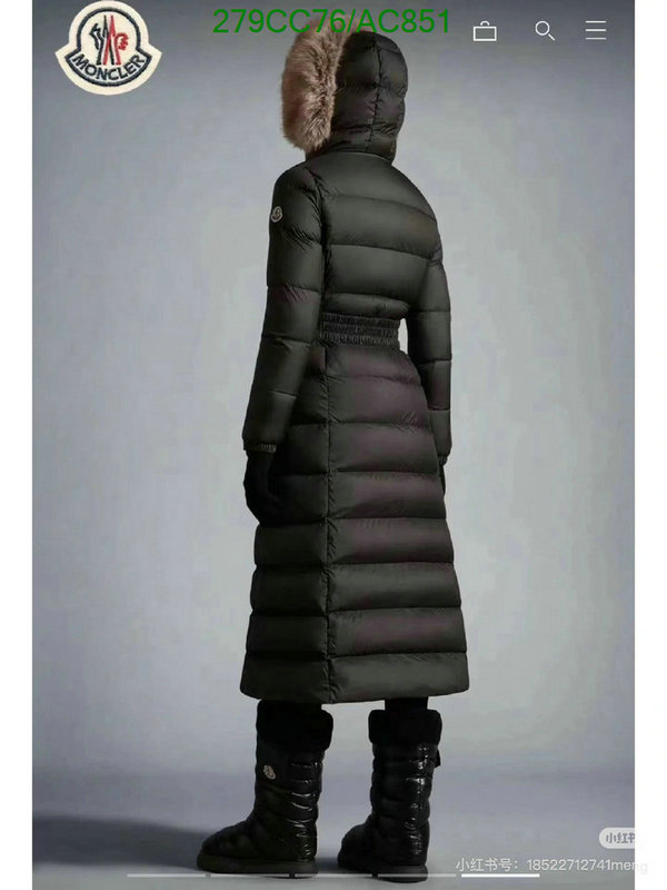 Moncler-Down jacket Women Code: AC851 $: 279USD