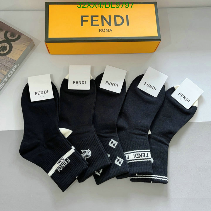 Fendi-Sock Code: DL9797 $: 32USD