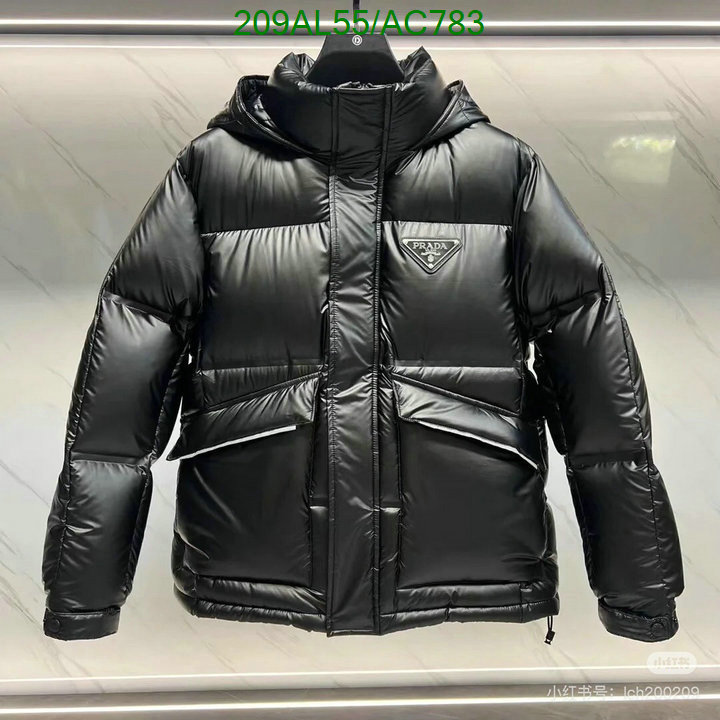 Prada-Down jacket Men Code: AC783 $: 209USD