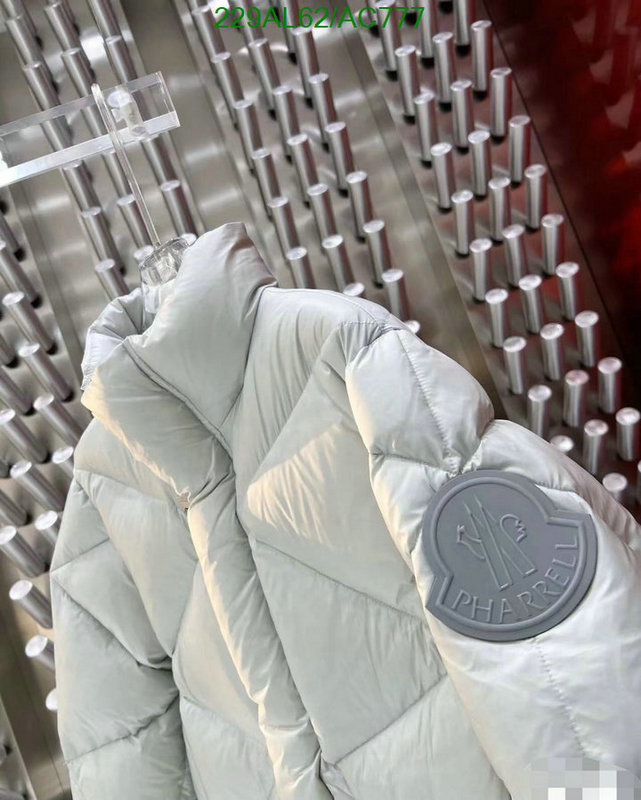 Moncler-Down jacket Women Code: AC777 $: 229USD