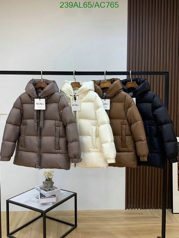 MaxMara-Down jacket Women Code: AC765 $: 239USD