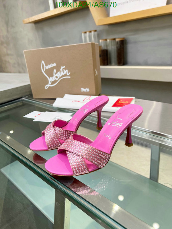 Christian Louboutin-Women Shoes Code: AS670 $: 109USD