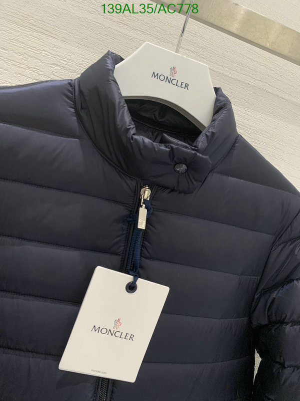 Moncler-Down jacket Women Code: AC778 $: 139USD