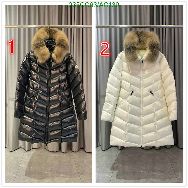 Moncler-Down jacket Women Code: AC139 $: 235USD