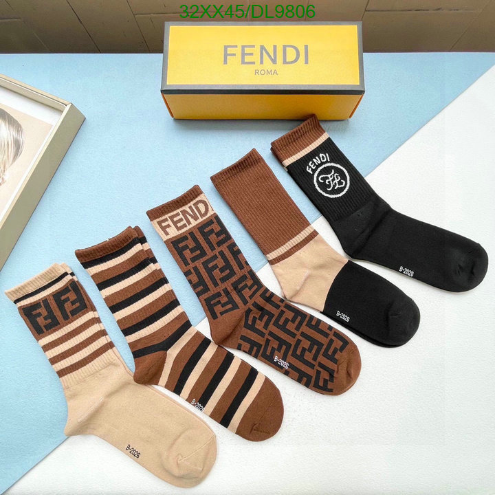 Fendi-Sock Code: DL9806 $: 32USD