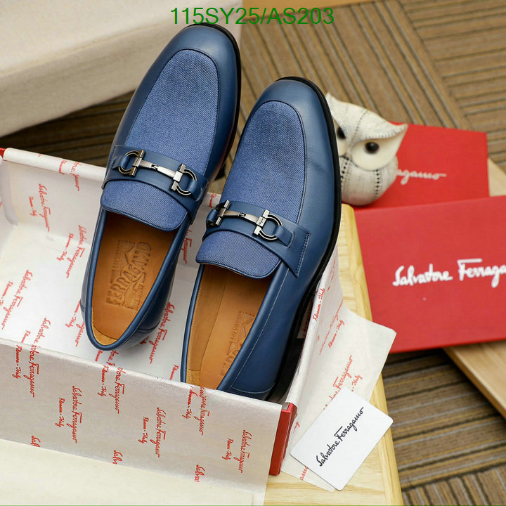 Ferragamo-Men shoes Code: AS203 $: 115USD