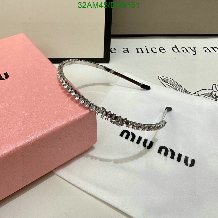 MIU MIU-Headband Code: DA9151 $: 32USD