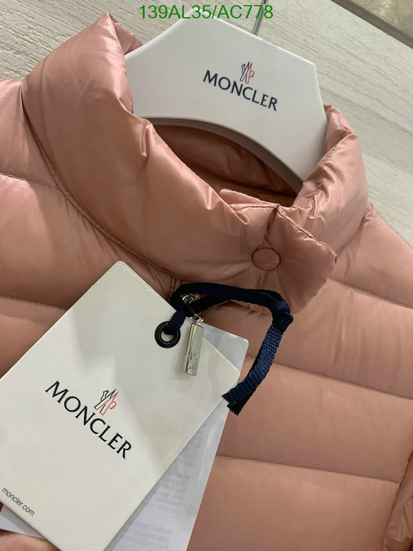 Moncler-Down jacket Women Code: AC778 $: 139USD