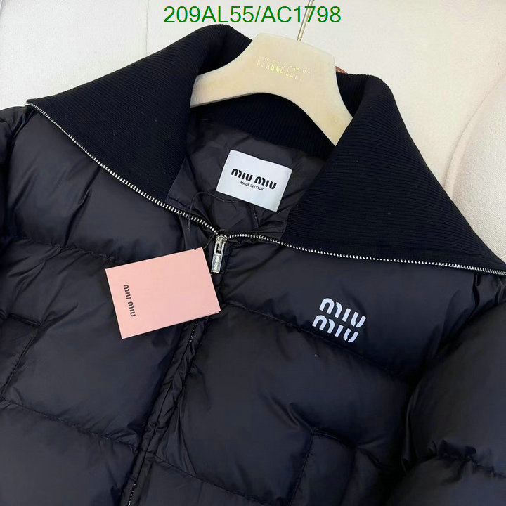 Miu Miu-Down jacket Women Code: AC1798 $: 209USD