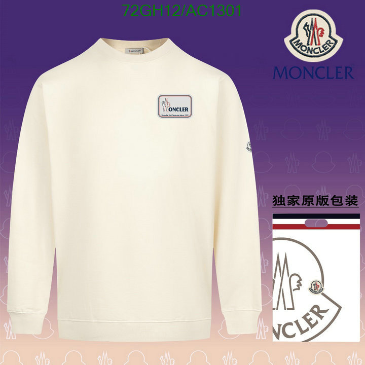 Moncler-Clothing Code: AC1301 $: 72USD