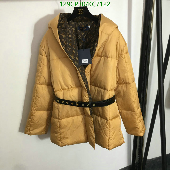 LV-Down jacket Women Code: KC7022 $: 129USD