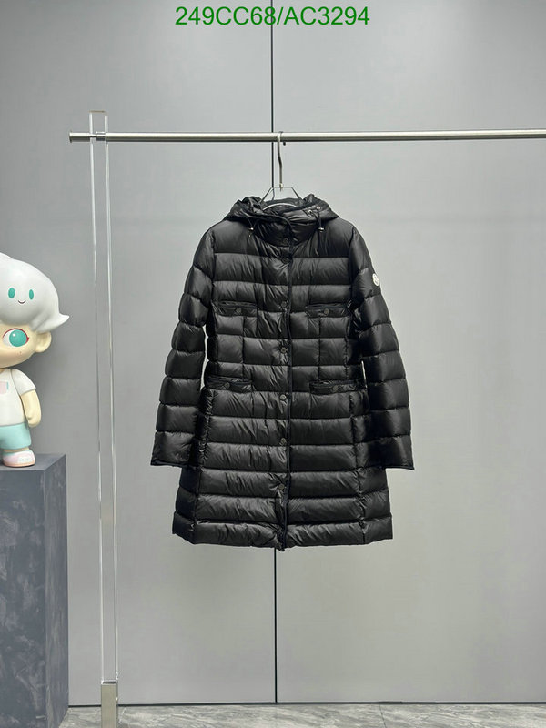 Moncler-Down jacket Women Code: AC3294 $: 249USD