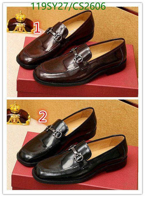 Ferragamo-Men shoes Code: CS2606 $: 119USD