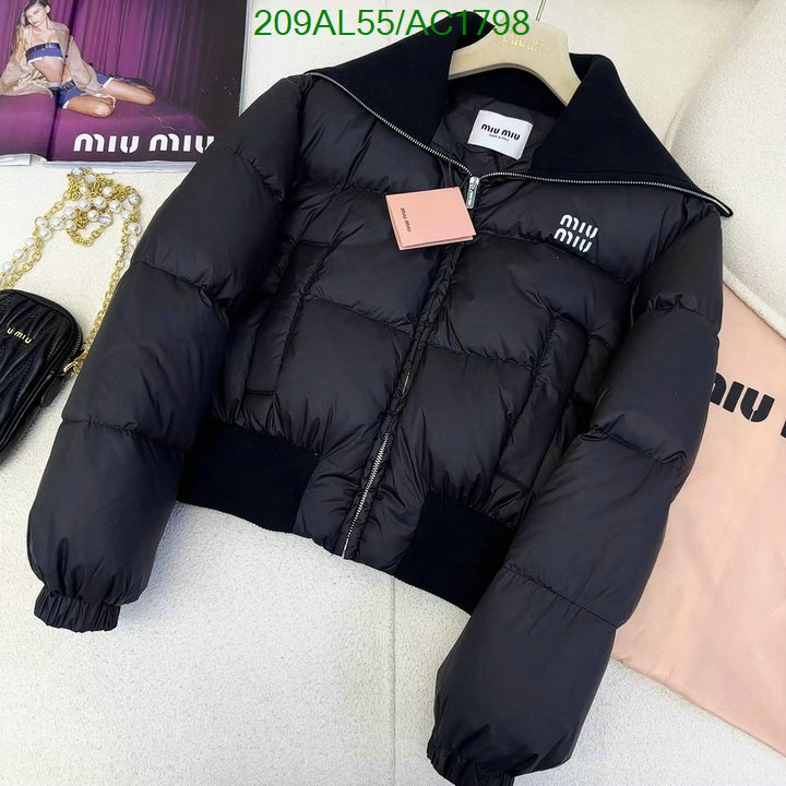 Miu Miu-Down jacket Women Code: AC1798 $: 209USD