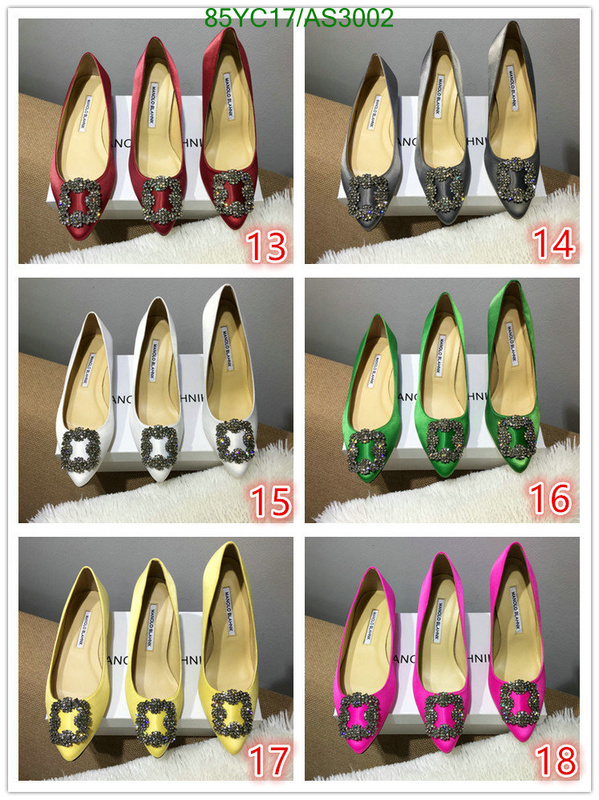 Manolo Blahnik-Women Shoes Code: AS3002 $: 85USD