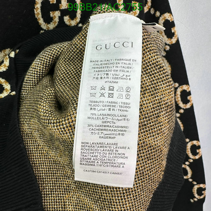 Gucci-Clothing Code: AC2755 $: 99USD