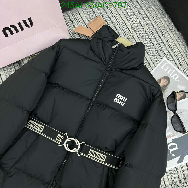 Miu Miu-Down jacket Women Code: AC1797 $: 245USD