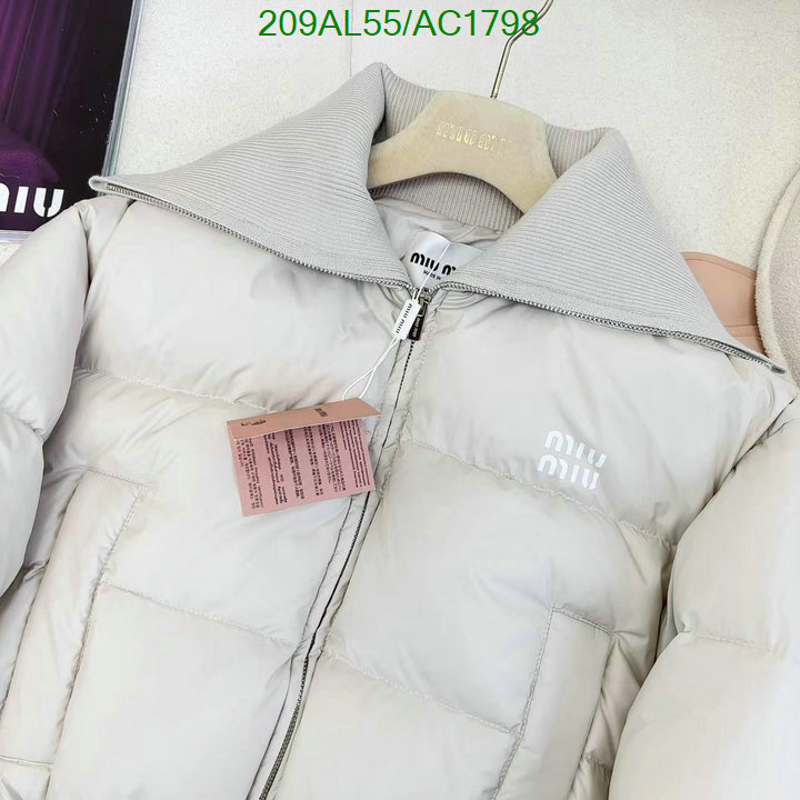 Miu Miu-Down jacket Women Code: AC1798 $: 209USD