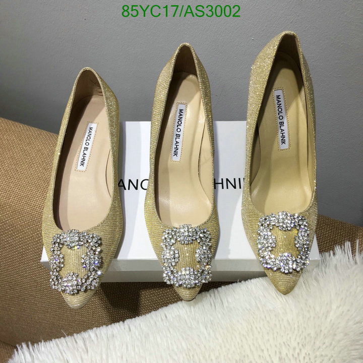 Manolo Blahnik-Women Shoes Code: AS3002 $: 85USD