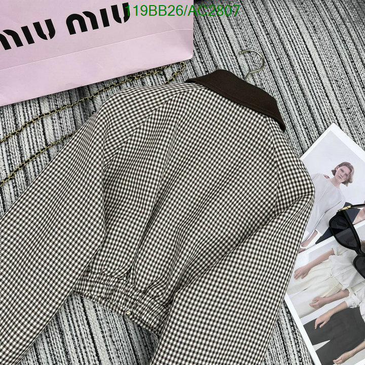 MIUMIU-Clothing Code: AC2807 $: 119USD