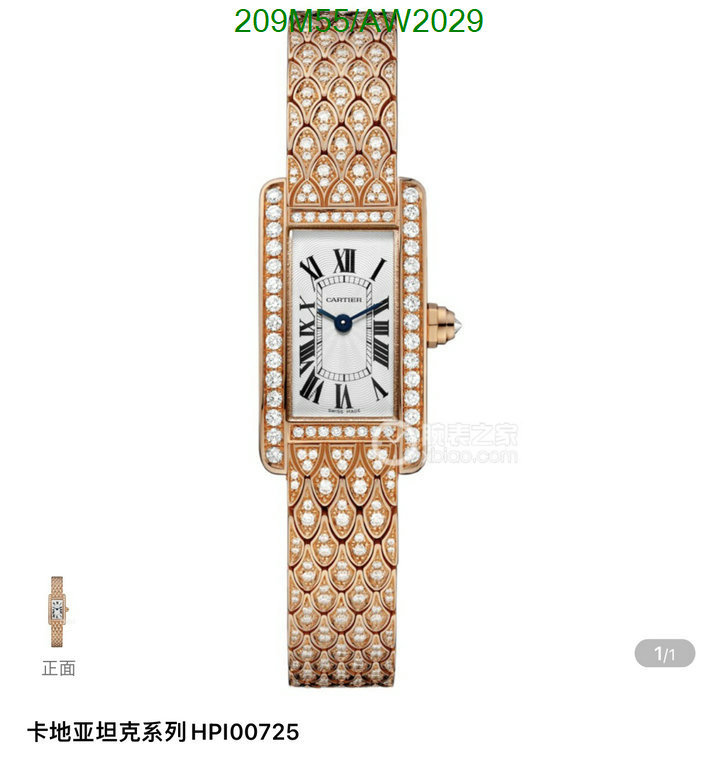 Cartier-Watch-Mirror Quality Code: AW2029 $: 209USD