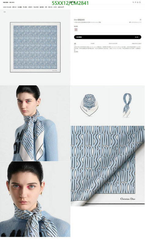 Dior-Scarf Code: CM2841 $: 55USD