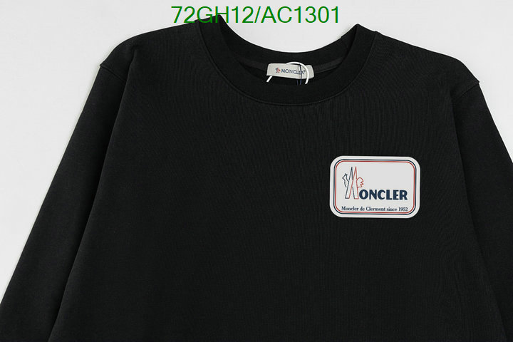 Moncler-Clothing Code: AC1301 $: 72USD