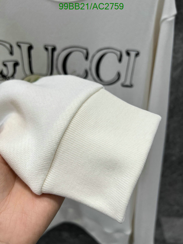 Gucci-Clothing Code: AC2759 $: 99USD