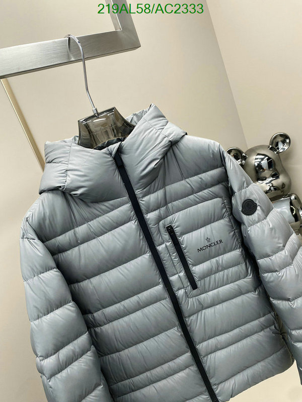 Moncler-Down jacket Men Code: AC2333 $: 219USD