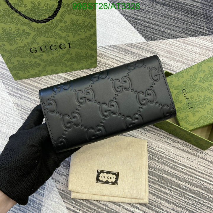 Gucci-Wallet Mirror Quality Code: AT3328 $: 99USD