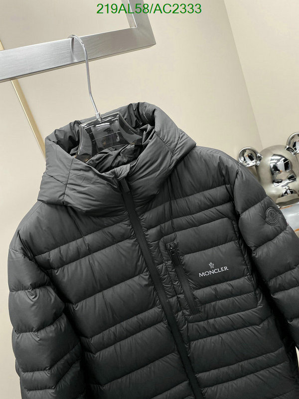 Moncler-Down jacket Men Code: AC2333 $: 219USD