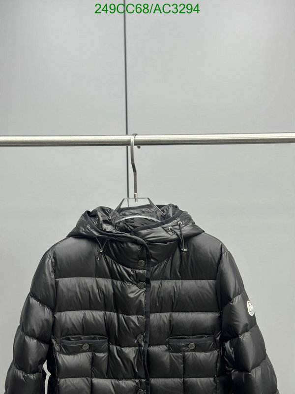 Moncler-Down jacket Women Code: AC3294 $: 249USD