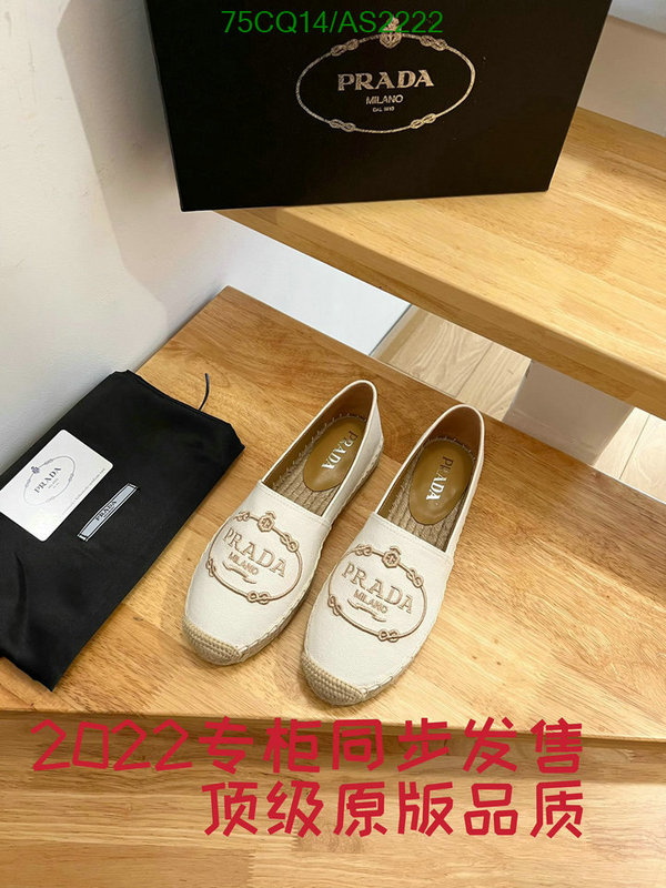 Prada-Women Shoes Code: AS2222 $: 75USD