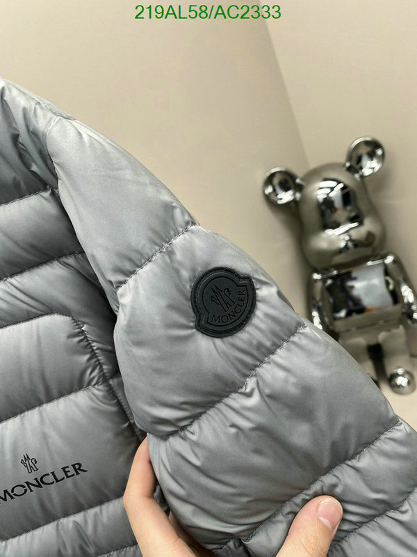 Moncler-Down jacket Men Code: AC2333 $: 219USD