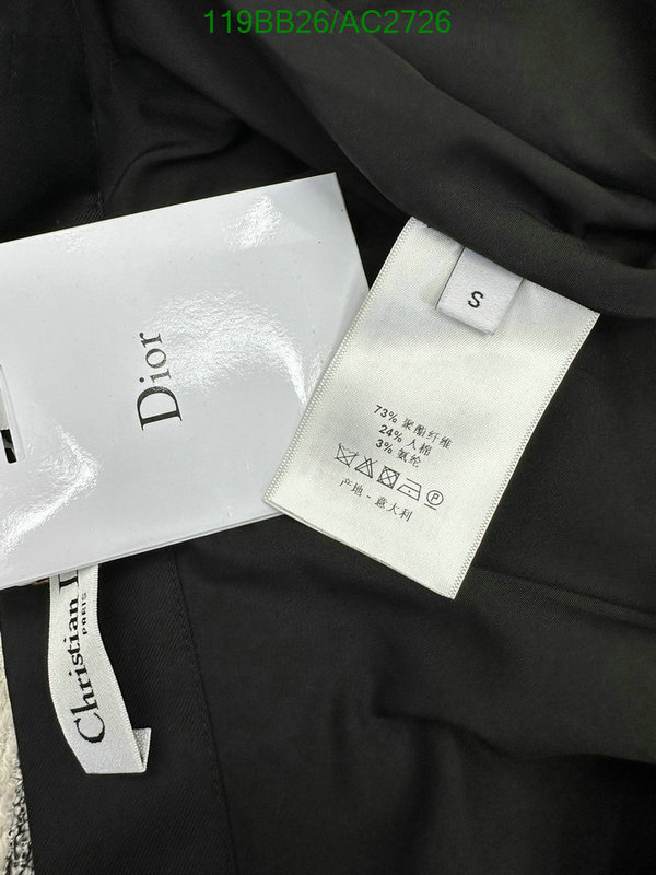 Dior-Clothing Code: AC2726 $: 119USD