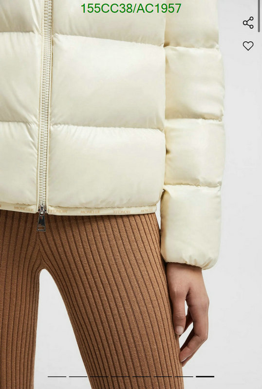 Moncler-Down jacket Women Code: AC1957 $: 155USD