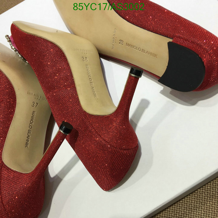 Manolo Blahnik-Women Shoes Code: AS3002 $: 85USD