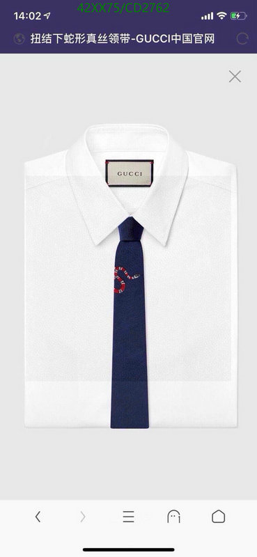 Gucci-Ties Code: CD2762 $: 42USD