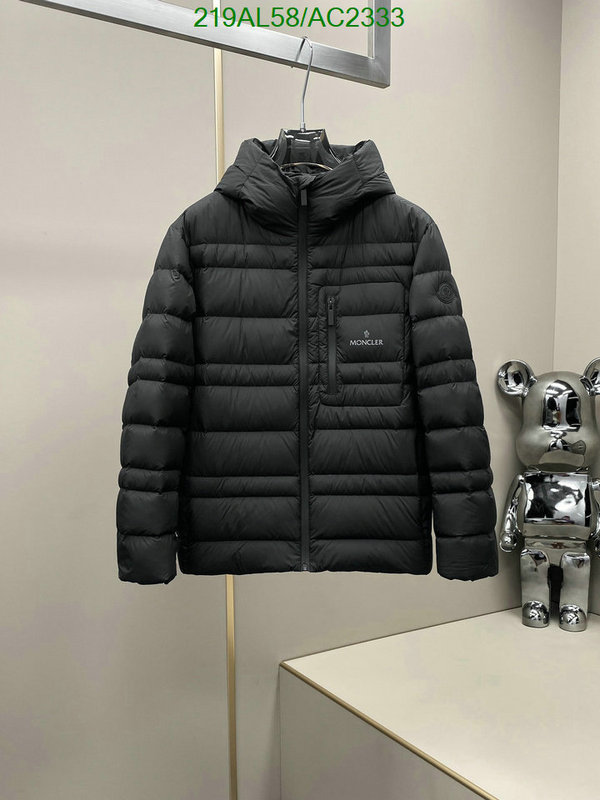 Moncler-Down jacket Men Code: AC2333 $: 219USD