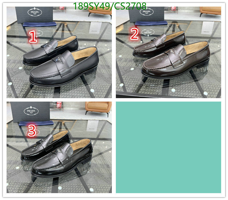 Prada-Men shoes Code: CS2708 $: 189USD