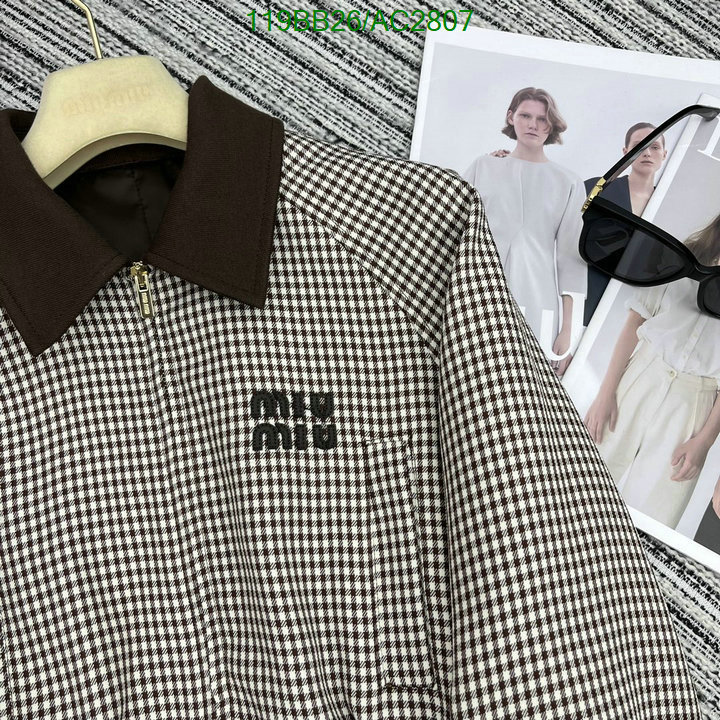 MIUMIU-Clothing Code: AC2807 $: 119USD