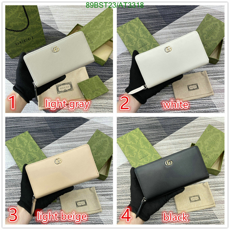 Gucci-Wallet Mirror Quality Code: AT3318 $: 89USD