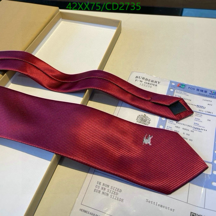 Burberry-Ties Code: CD2735 $: 42USD