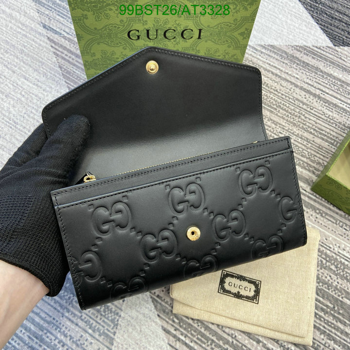 Gucci-Wallet Mirror Quality Code: AT3328 $: 99USD