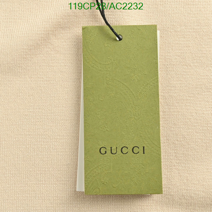 Gucci-Clothing Code: AC2232 $: 119USD