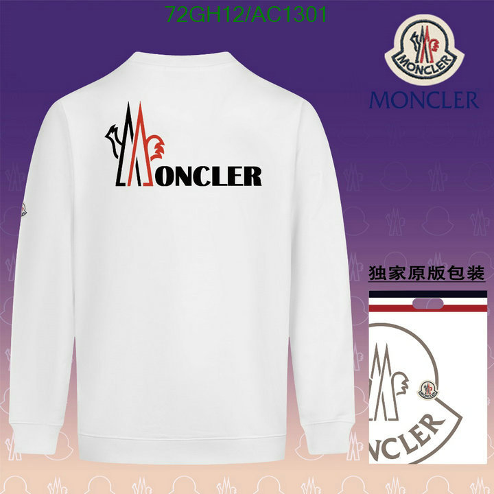 Moncler-Clothing Code: AC1301 $: 72USD