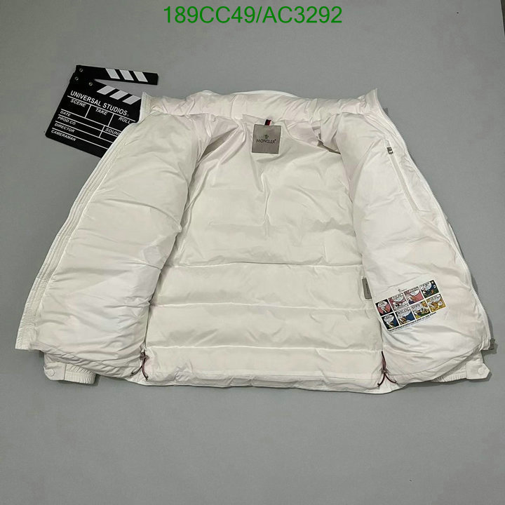 Moncler-Down jacket Men Code: AC3292 $: 189USD