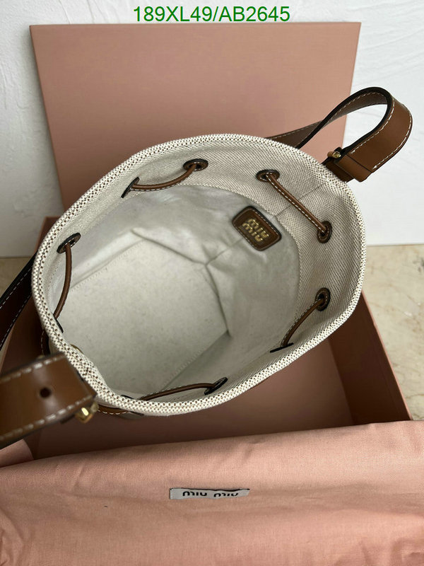 Miu Miu-Bag-Mirror Quality Code: AB2645 $: 189USD