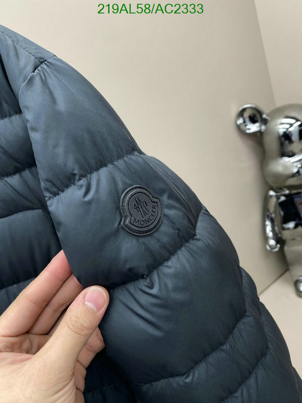 Moncler-Down jacket Men Code: AC2333 $: 219USD