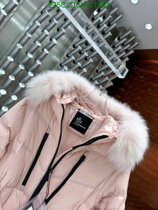 Moncler-Down jacket Women Code: AC1953 $: 275USD